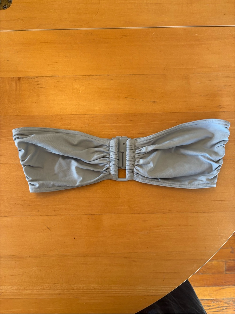 Eres Strapless Bandeau Bikini Top in Light Blue